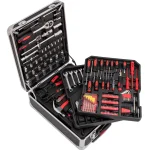 Set Trusa scule universala Tresko cu 735 piese crom-vanadiu + troler aluminiu–antracit - imagine 3