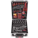 Set Trusa scule universala Tresko cu 735 piese crom-vanadiu + troler aluminiu–antracit - imagine 5