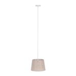 Lampa suspendata cu abajur pentru camera copiilor, 122 x 27 cm, roz - imagine 8