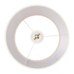 Lampa suspendata cu abajur pentru camera copiilor, 122 x 27 cm, roz - imagine 7