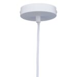 Lampa suspendata cu abajur pentru camera copiilor, 122 x 27 cm, turcoaz - imagine 6