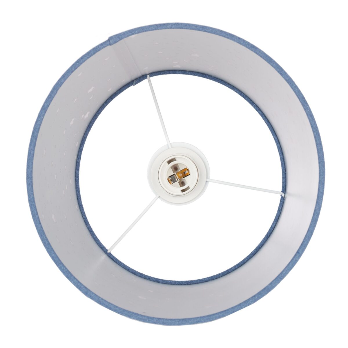 Lampa suspendata cu abajur pentru camera copiilor, 122 x 27 cm, albastru - imagine 7