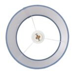 Lampa suspendata cu abajur pentru camera copiilor, 122 x 27 cm, albastru - imagine 7