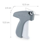 Pistol de etichetare pentru imbracaminte, cu 5 ace de rezerva si 5000 fire de capsare, gri - imagine 4
