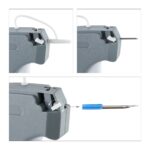 Pistol de etichetare pentru imbracaminte, cu 5 ace de rezerva si 5000 fire de capsare, gri - imagine 6