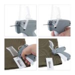 Pistol de etichetare pentru imbracaminte, cu 5 ace de rezerva si 5000 fire de capsare, gri - imagine 7