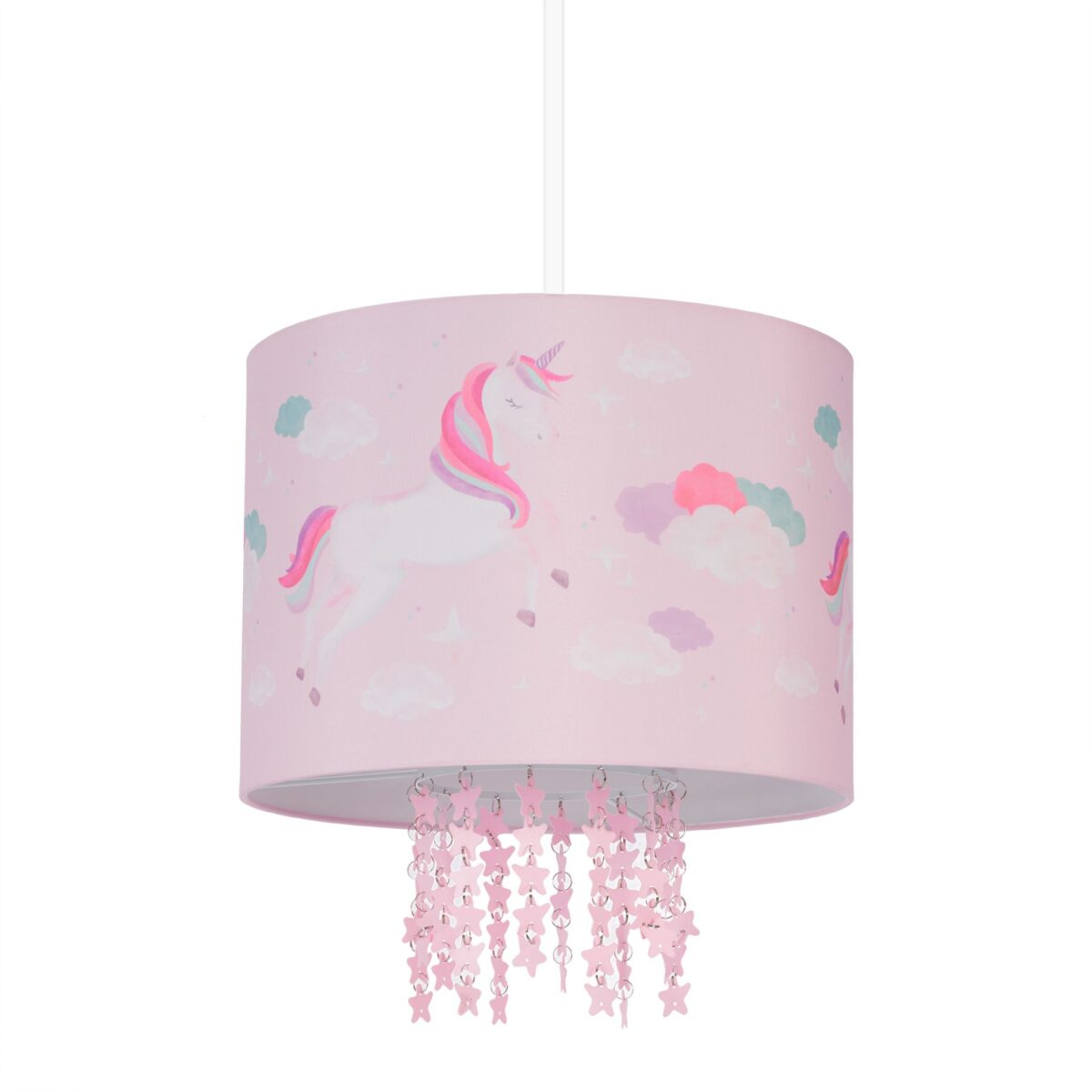 Lampa suspendata cu abajur pentru camera copiilor, 158 x 35 cm - imagine 3