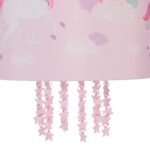 Lampa suspendata cu abajur pentru camera copiilor, 158 x 35 cm - imagine 8