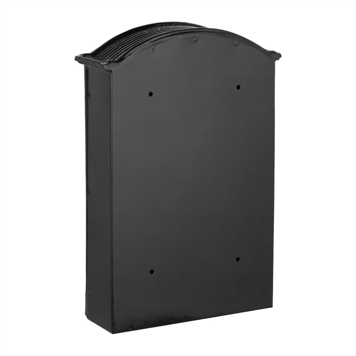 Cutie postala, design nostalgic, 42 x 28 x 10 cm, negru - imagine 2