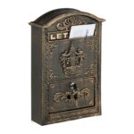 Cutie postala, design nostalgic, 42 x 28 x 10 cm, maro