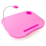 Stand Pernuta pentru laptop cu led ,roz, Relaxdays - imagine 5