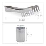 Set preparare paste, spaghetti, 3 piese, strecuratoare, dozator pentru parmezan, Relaxdays - imagine 6