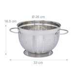 Set preparare paste, spaghetti, 3 piese, strecuratoare, dozator pentru parmezan, Relaxdays - imagine 8