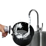 Friteuza cu aer cald, Airfryer XL 3,6 litri, 1500 W, 9 programe + carte retete, alba - imagine 5