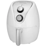 Friteuza cu aer cald, Airfryer XL 3,6 litri, 1500 W, 9 programe + carte retete, alba - imagine 2