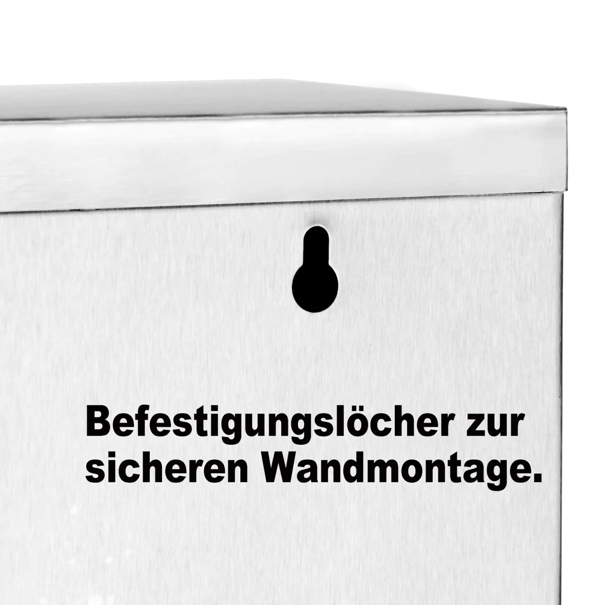 Dulap pentru medicamente,3etaje,inox+usa sticla matuita,magnet+2 chei, 48,5cm x 25cm x 12cm,Deuba - imagine 3