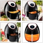 Friteuza cu aer cald, Airfryer XXL, 6,5 litri, display digital touch+9 programe, Monzana - imagine 6
