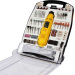 Set scule slefuire/gravare 245 piese +minislefuitor,Timbertech