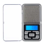 Mini cantar electronic pentru bijuterii de buzunar, 200 g, 12 x 6.5 x 2.5 cm, Relaxdays