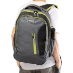 Rucsac sport, 35 L, gri/verde, Deuba - imagine 8