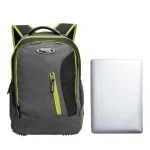 Rucsac sport, 35 L, gri/verde, Deuba - imagine 4