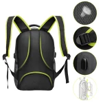 Rucsac sport, 35 L, gri/verde, Deuba - imagine 7