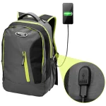 Rucsac sport, 35 L, gri/verde, Deuba - imagine 3