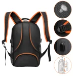 Rucsac sport, 35 L, gri/portocaliu, Deuba - imagine 5