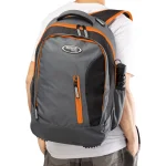 Rucsac sport, 35 L, gri/portocaliu, Deuba - imagine 6