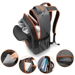 Rucsac sport, 35 L, gri/portocaliu, Deuba - imagine 3