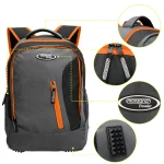 Rucsac sport, 35 L, gri/portocaliu, Deuba - imagine 4