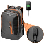 Rucsac sport, 35 L, gri/portocaliu, Deuba - imagine 8