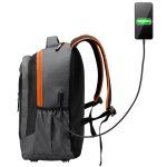 Rucsac sport, 35 L, gri/portocaliu, Deuba - imagine 7