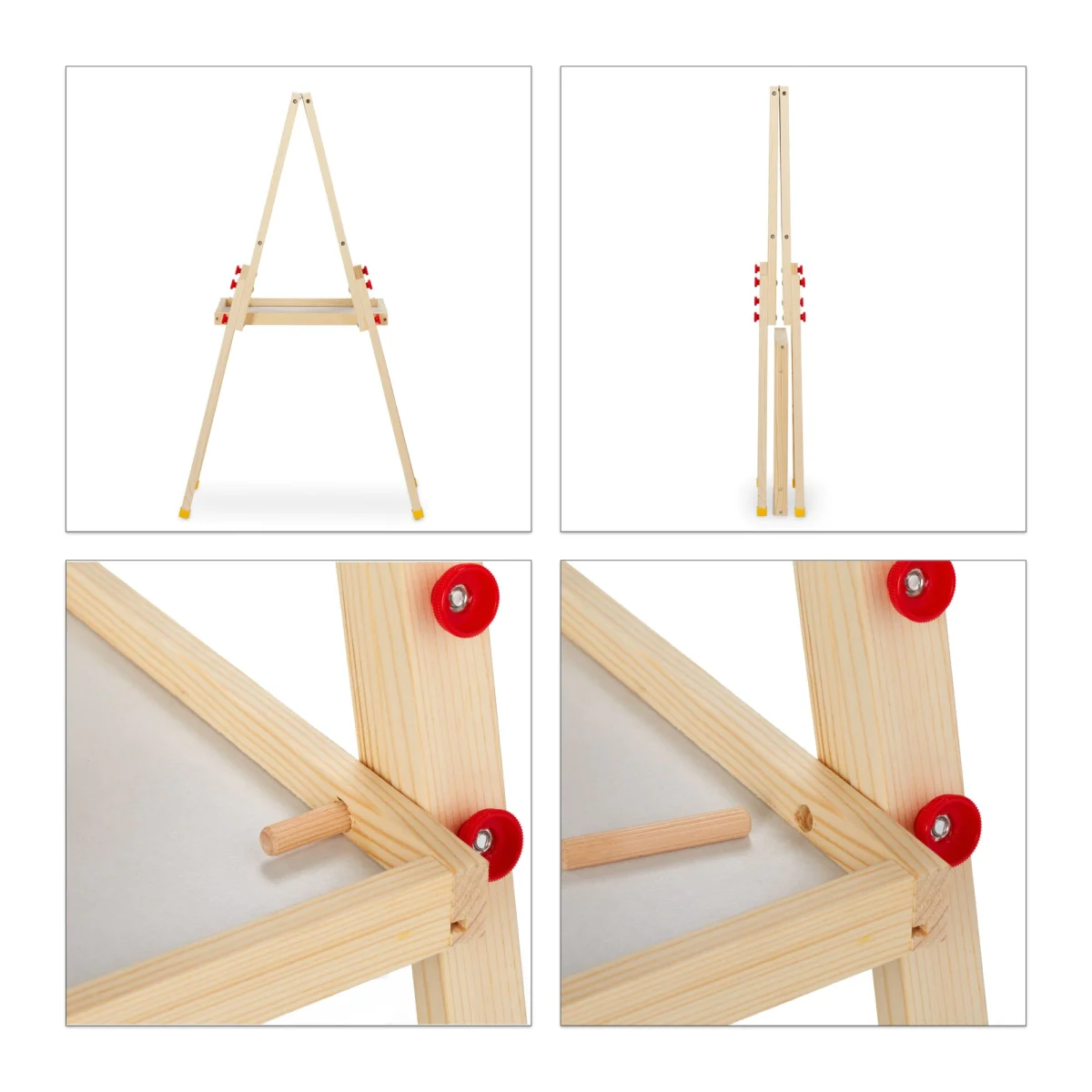 Tabla magnetica de scris 2 fete, 65-77 cm, pliabila, +3 ani - imagine 5