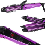 Ondulator Dunlop 3 in 1,invelis ceramic,led - imagine 7