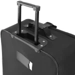 Set Genti Voiaj 5 Piese, 2 trolere + geanta umar laptop + 2 borsete cosmetice, textil, negru, Monzana - imagine 4