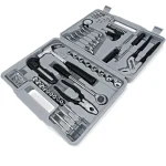 Mini trusa scule universala Deuba cu 141 piese crom-vanadiu  + geanta plastic - imagine 2