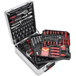 Set Trusa scule universala Tresko cu 735 piese crom-vanadiu + troler aluminiu - silver - imagine 4