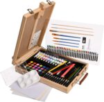 Set pictura profesional 188 piese, Deluxe, cu sevalet ,Artina Vincent