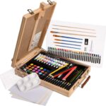 Set pictura profesional 188 piese, Deluxe, cu sevalet ,Artina Vincent