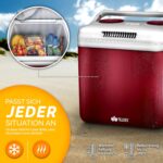 Lada frigorifica electrica 32L, pentru masina si priza, raceste cu pana la 18°C ​​sub temperatura exterioara si incalzeste pana la 65°C, rosu - imagine 7
