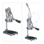 Storcator manual 2 in 1 Feliator fructe si legume, inox/fonta, ventuze prindere, argintiu - imagine 3