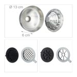 Storcator manual 2 in 1 Feliator fructe si legume, inox/fonta, ventuze prindere, argintiu - imagine 8