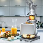 Storcator manual 2 in 1 Feliator fructe si legume, inox/fonta, ventuze prindere, argintiu - imagine 7