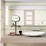 Oglinda cosmetica cu 2 rafturi, Relaxdays - imagine 6