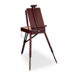 Set de pictura, sevalet cu pensule, acuarele si accesorii, reglabil, lemn, 100 - 180 cm - imagine 11