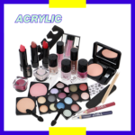 Trusa machiaj "Acrylic" 42 piese, farduri, oglinda + geanta transparenta Zmile Cosmetics, Vegan - imagine 2