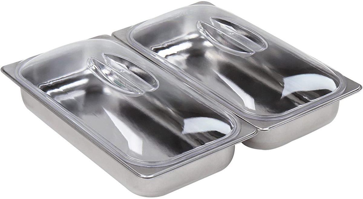 Incalzitor electric-Chafing pentru mancare tip bufet, 2x2.5litri, Jago, 200W - imagine 4