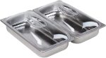 Incalzitor electric-Chafing pentru mancare tip bufet, 2x2.5litri, Jago, 200W - imagine 4