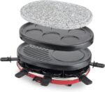 Gratar Raclette Grill, multifunctional, otel, 25.,8 x 35,7 x 12